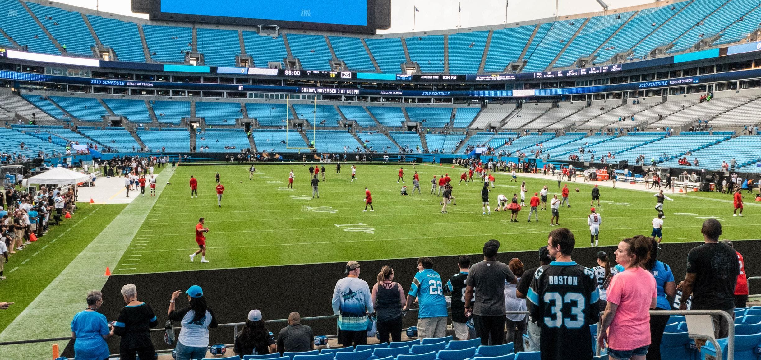 Bank of America Stadium - Section 123 Seat View