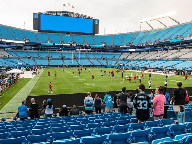 Bank of America Stadium - Section 123 Seat View