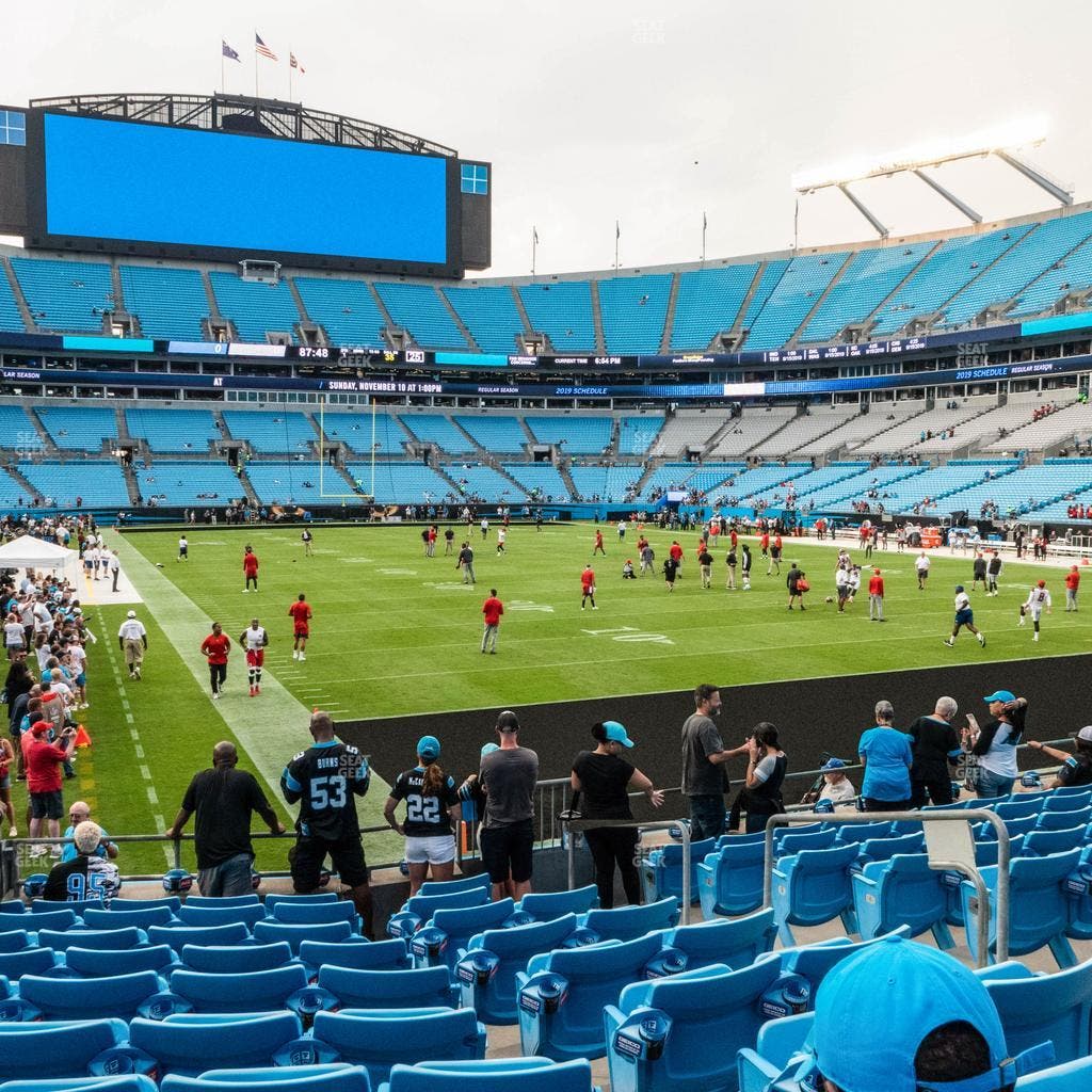 Bank of America Stadium - Section 124 Seat View