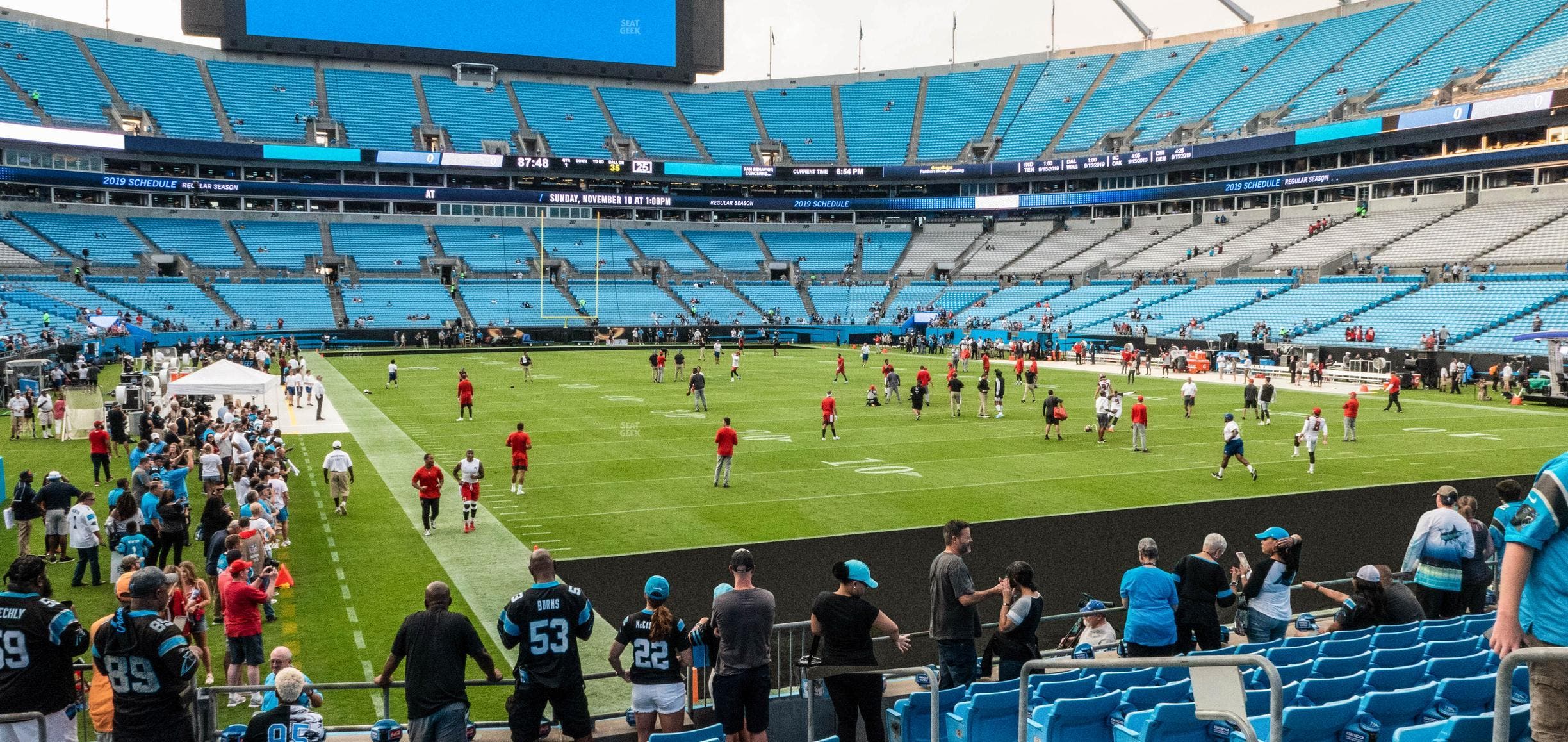 Bank of America Stadium - Section 124 Seat View