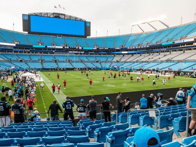 Bank of America Stadium - Section 124 Seat View