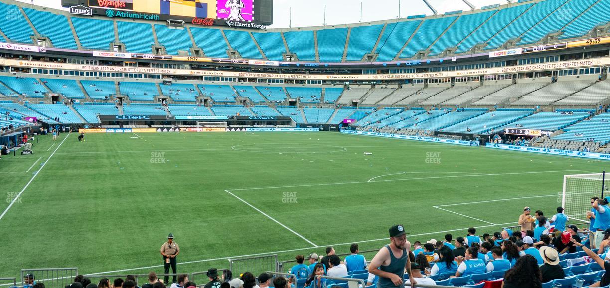 Bank of America Stadium - Section 124 Seat View