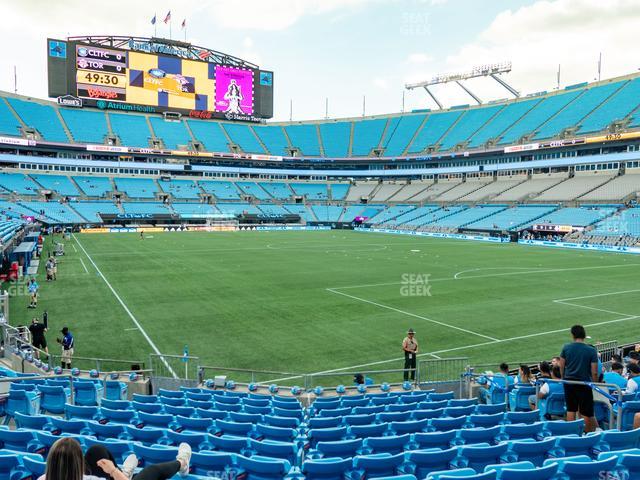 Bank of America Stadium - Section 125 Seat View