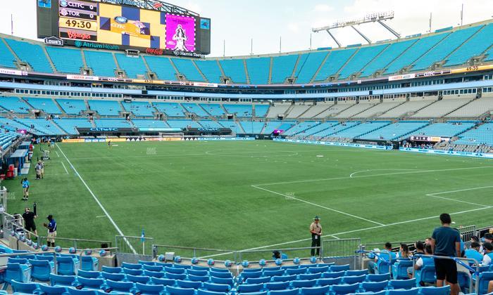 Bank of America Stadium - Section 125 Seat View