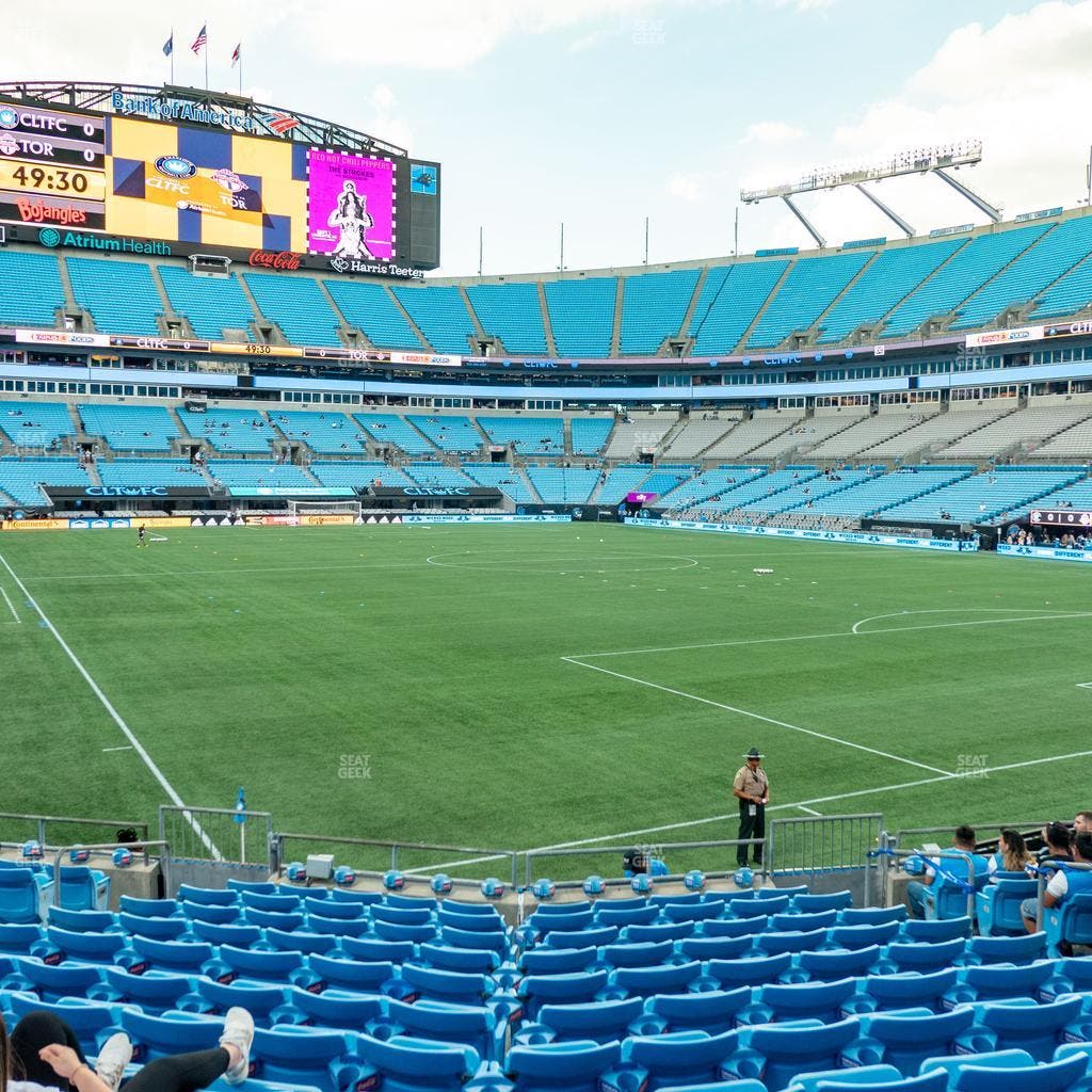 Bank of America Stadium - Section 125 Seat View