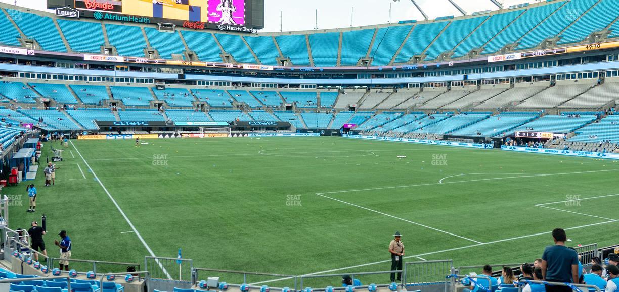 Bank of America Stadium - Section 125 Seat View