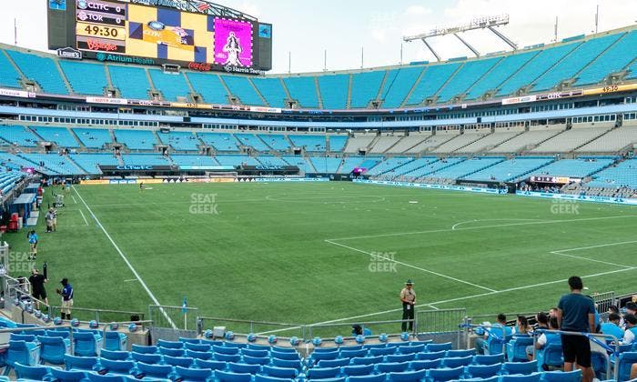 Bank of America Stadium - Section 125 Seat View