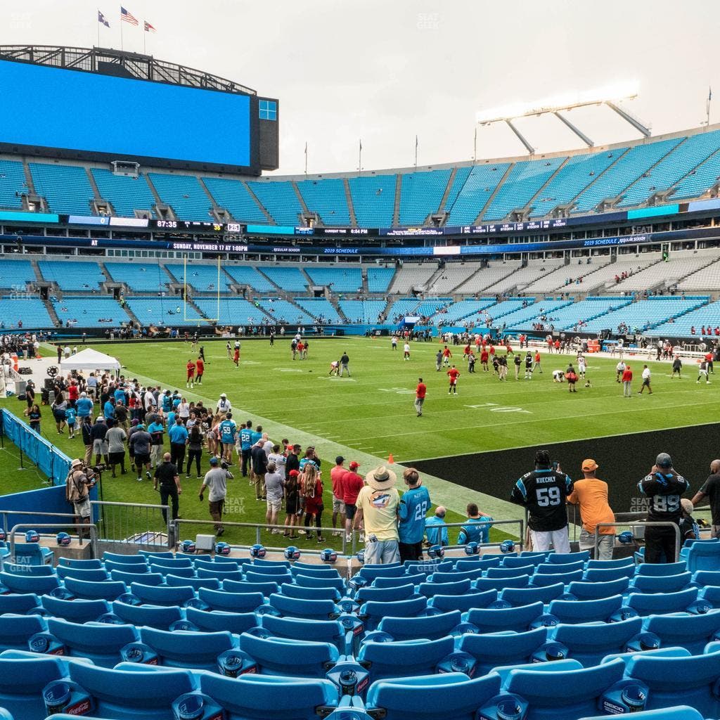 Bank of America Stadium - Section 125 Seat View