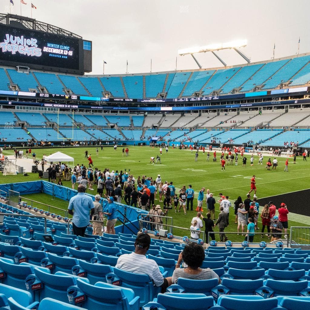Bank of America Stadium - Section 126 Seat View