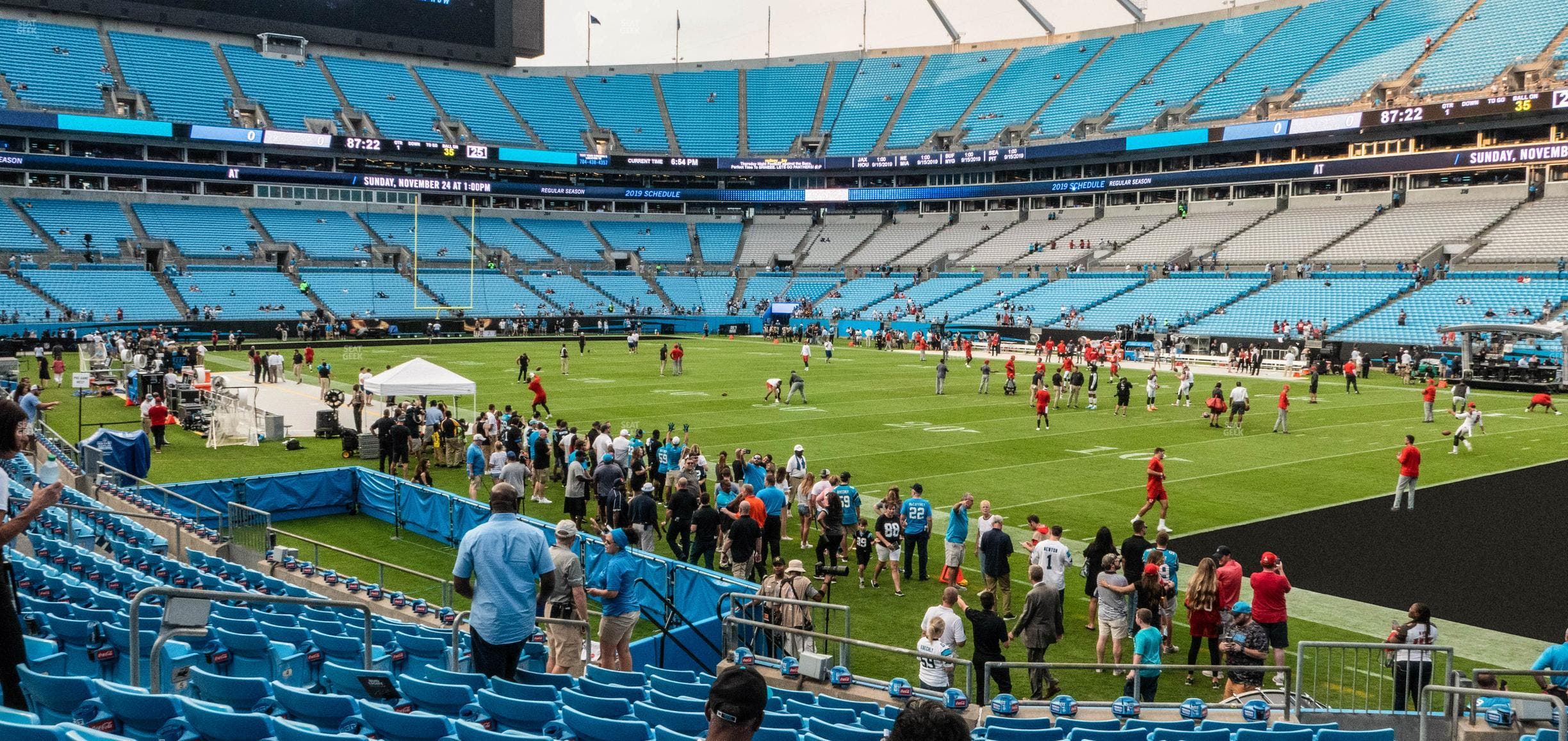 Bank of America Stadium - Section 126 Seat View