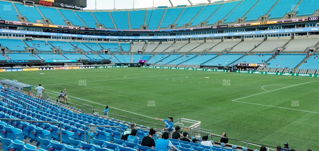 Bank of America Stadium - Section 127 Seat View