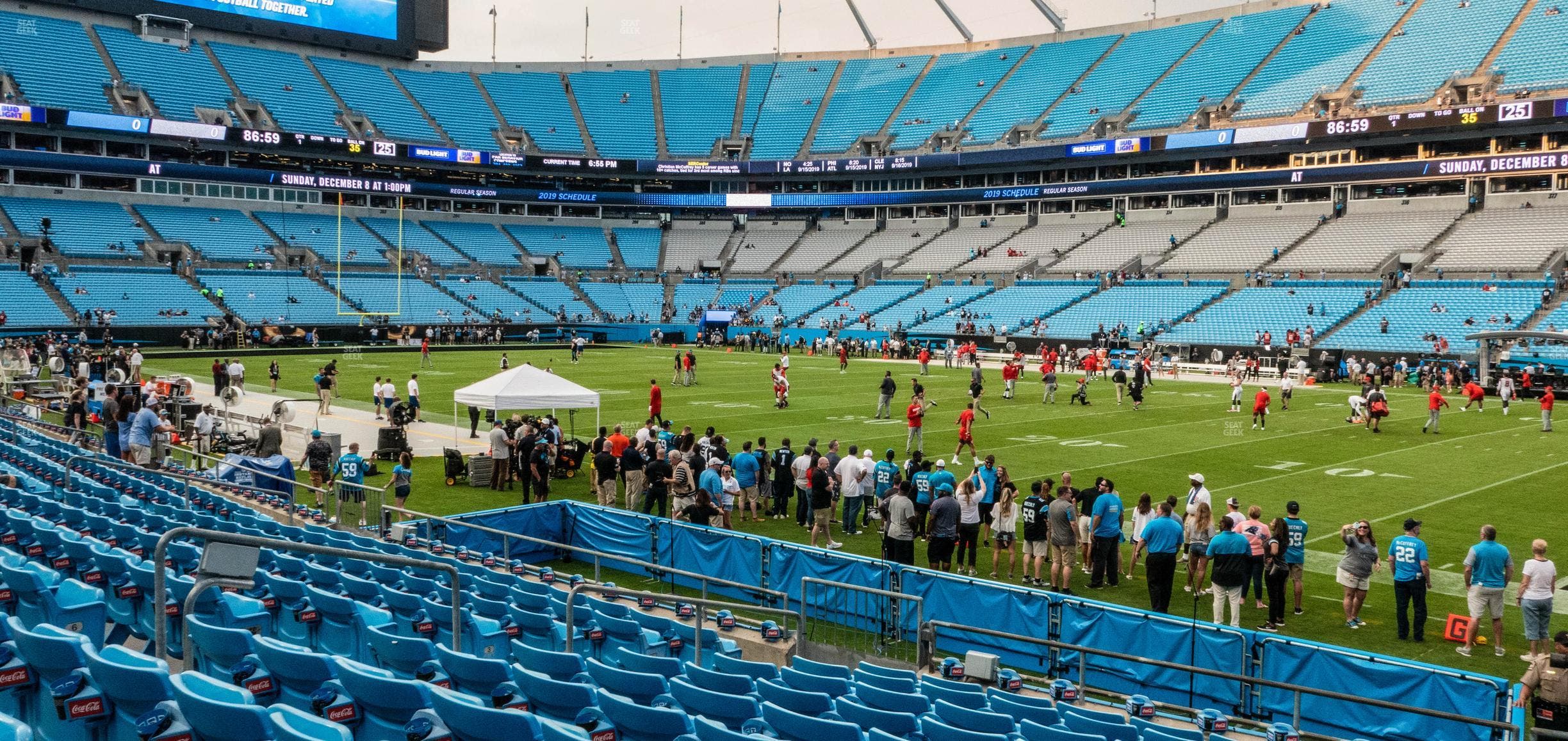Bank of America Stadium - Section 127 Seat View