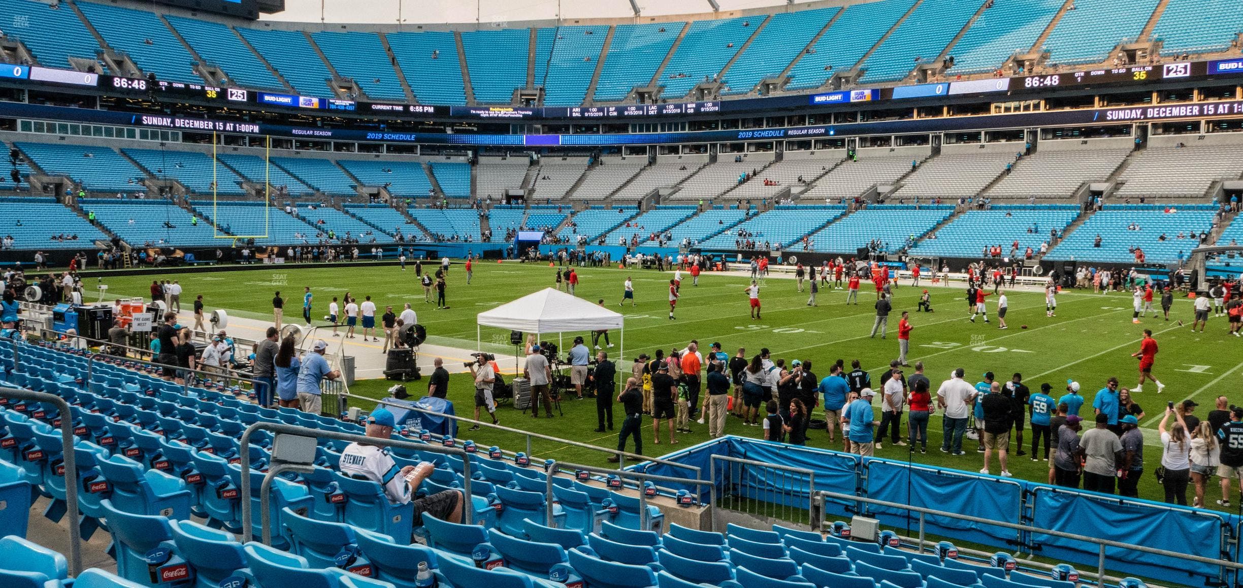 Bank of America Stadium - Section 128 Seat View