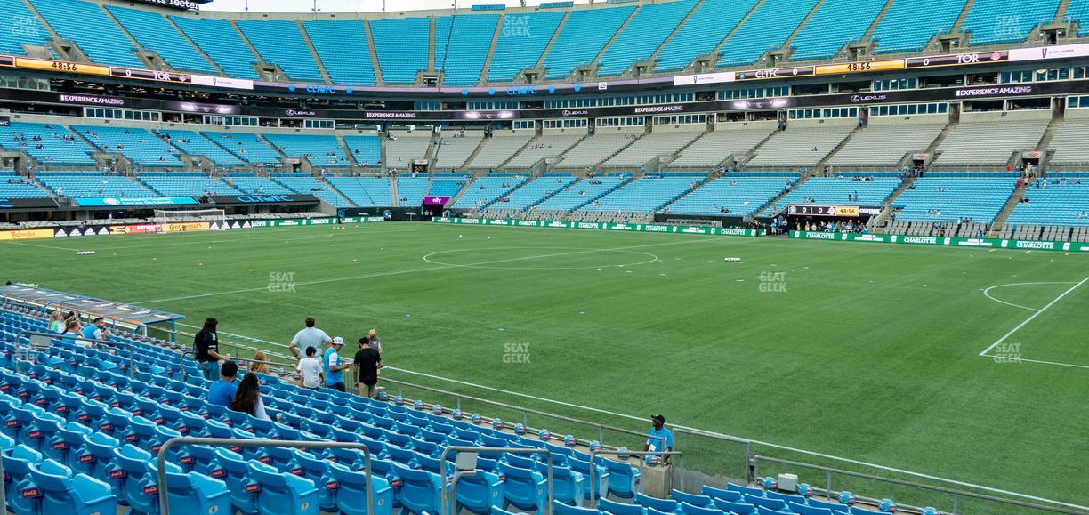 Bank of America Stadium - Section 128 Seat View