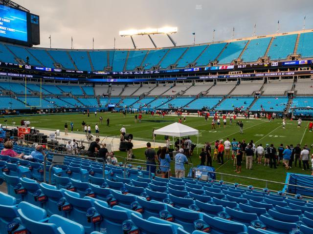 Bank of America Stadium - Section 129 Seat View Bank of America Stadium - Section 129 Seat View