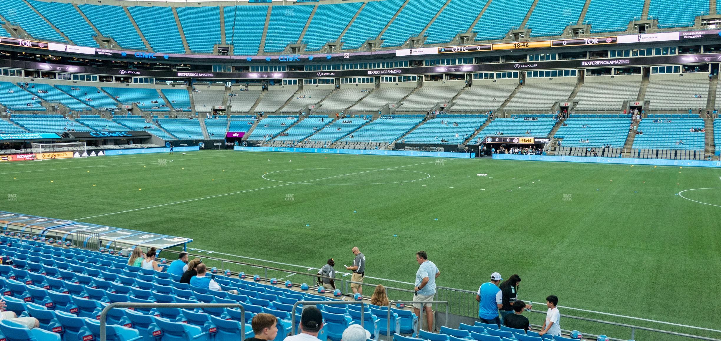 Bank of America Stadium - Section 129 Seat View