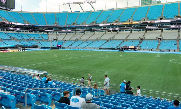 Bank of America Stadium - Section 129 Seat View