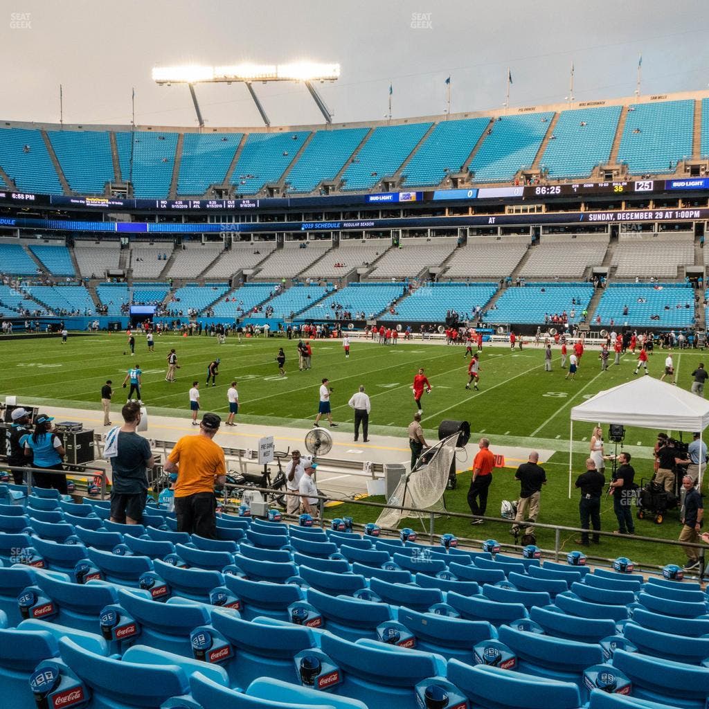Bank of America Stadium - Section 130 Seat View