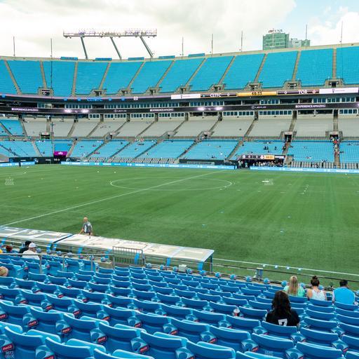 Bank of America Stadium - Section 130 Seat View