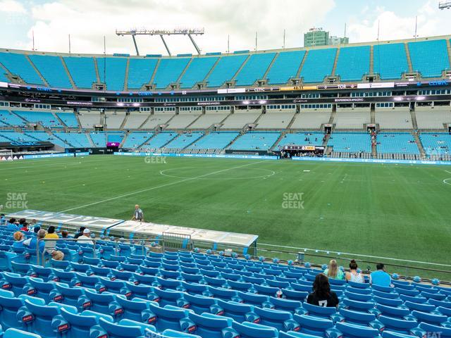 Bank of America Stadium - Section 130 Seat View
