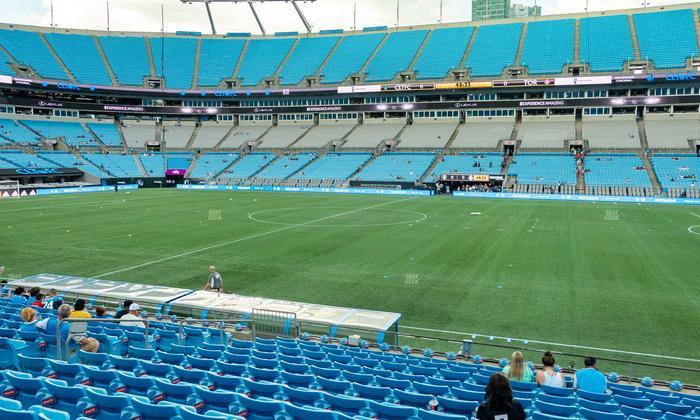 Bank of America Stadium - Section 130 Seat View