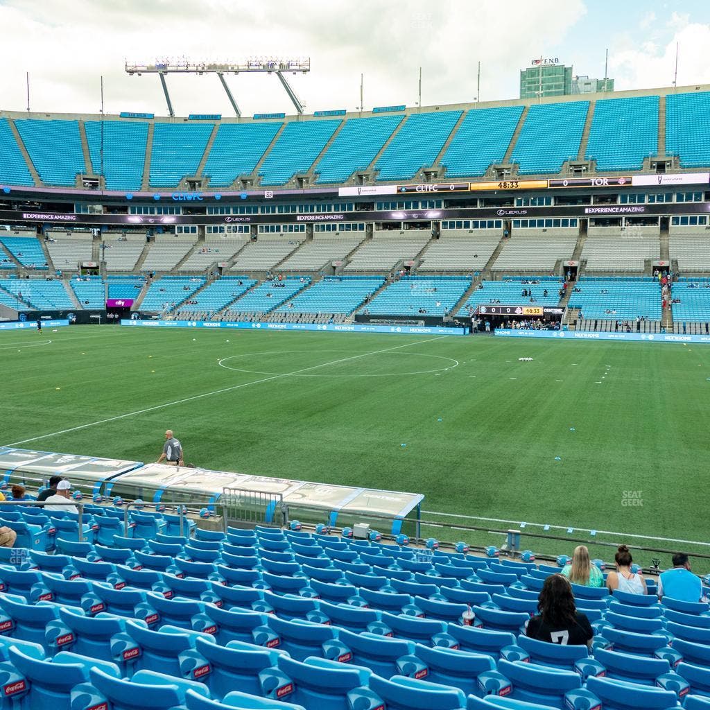 Bank of America Stadium - Section 130 Seat View