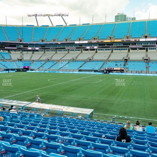 Bank of America Stadium - Section 130 Seat View