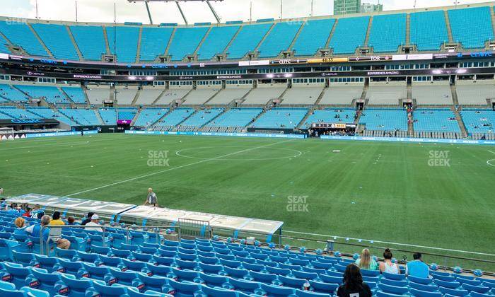 Bank of America Stadium - Section 130 Seat View