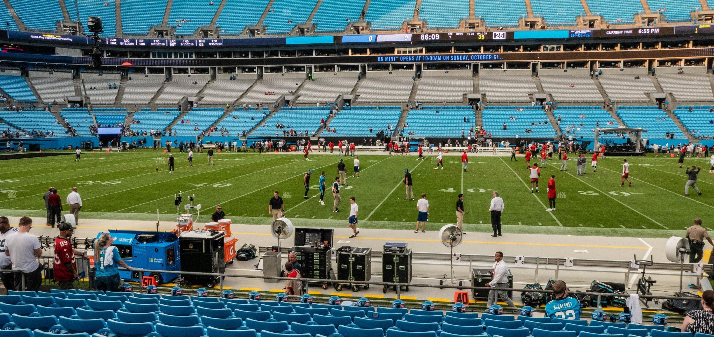 Bank of America Stadium - Section 131 Seat View