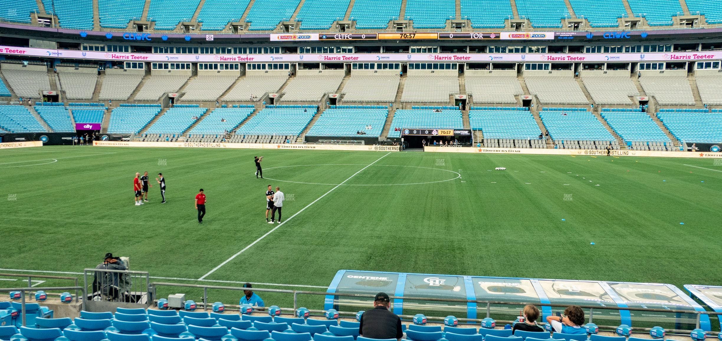 Bank of America Stadium - Section 131 Seat View