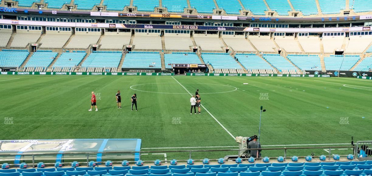 Bank of America Stadium - Section 132 Seat View