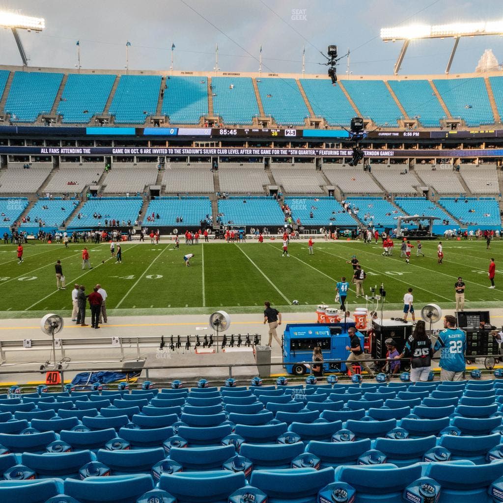 Bank of America Stadium - Section 132 Seat View