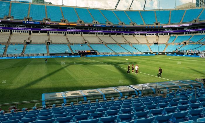 Bank of America Stadium - Section 133 Seat View