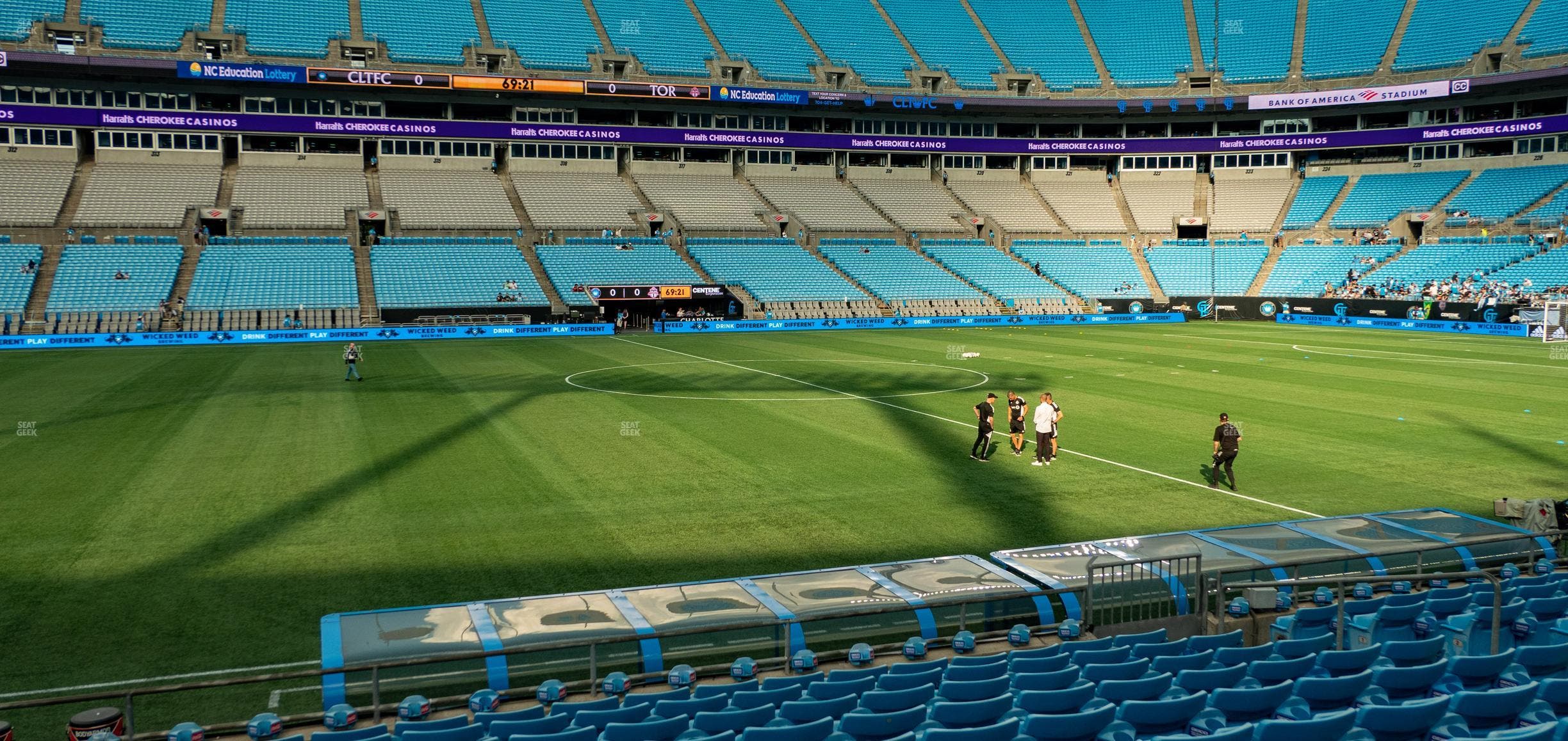 Bank of America Stadium - Section 133 Seat View