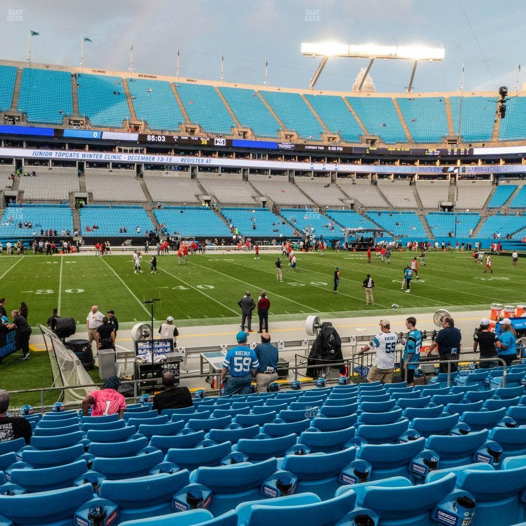 Bank of America Stadium - Section 133 Seat View