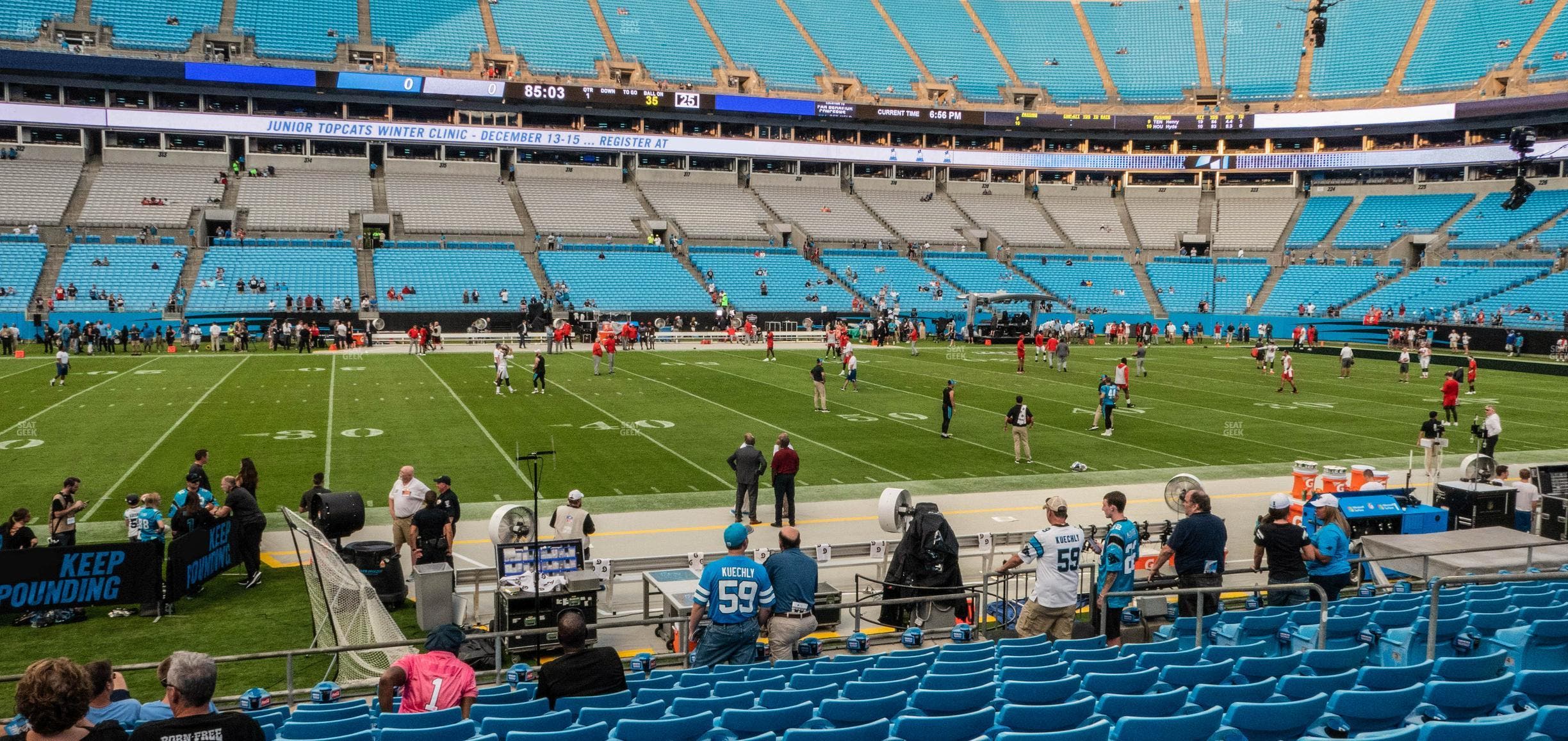 Bank of America Stadium - Section 133 Seat View