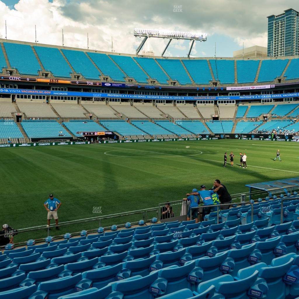 Bank of America Stadium - Section 134 Seat View