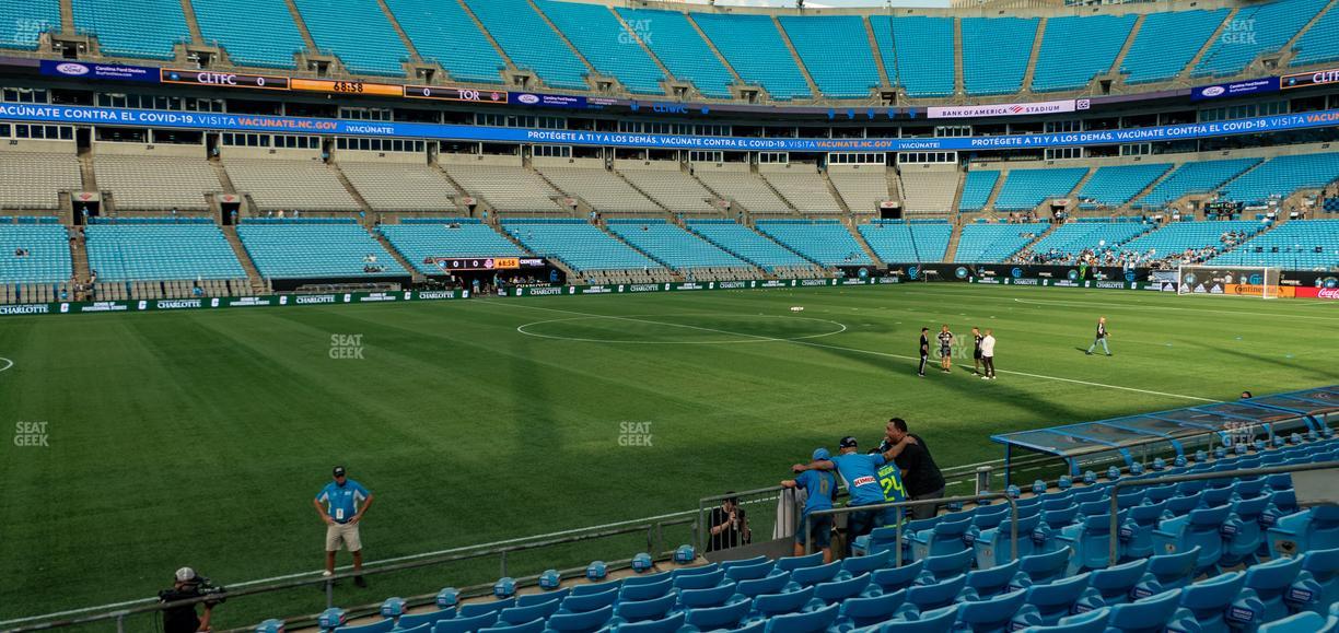 Bank of America Stadium - Section 134 Seat View