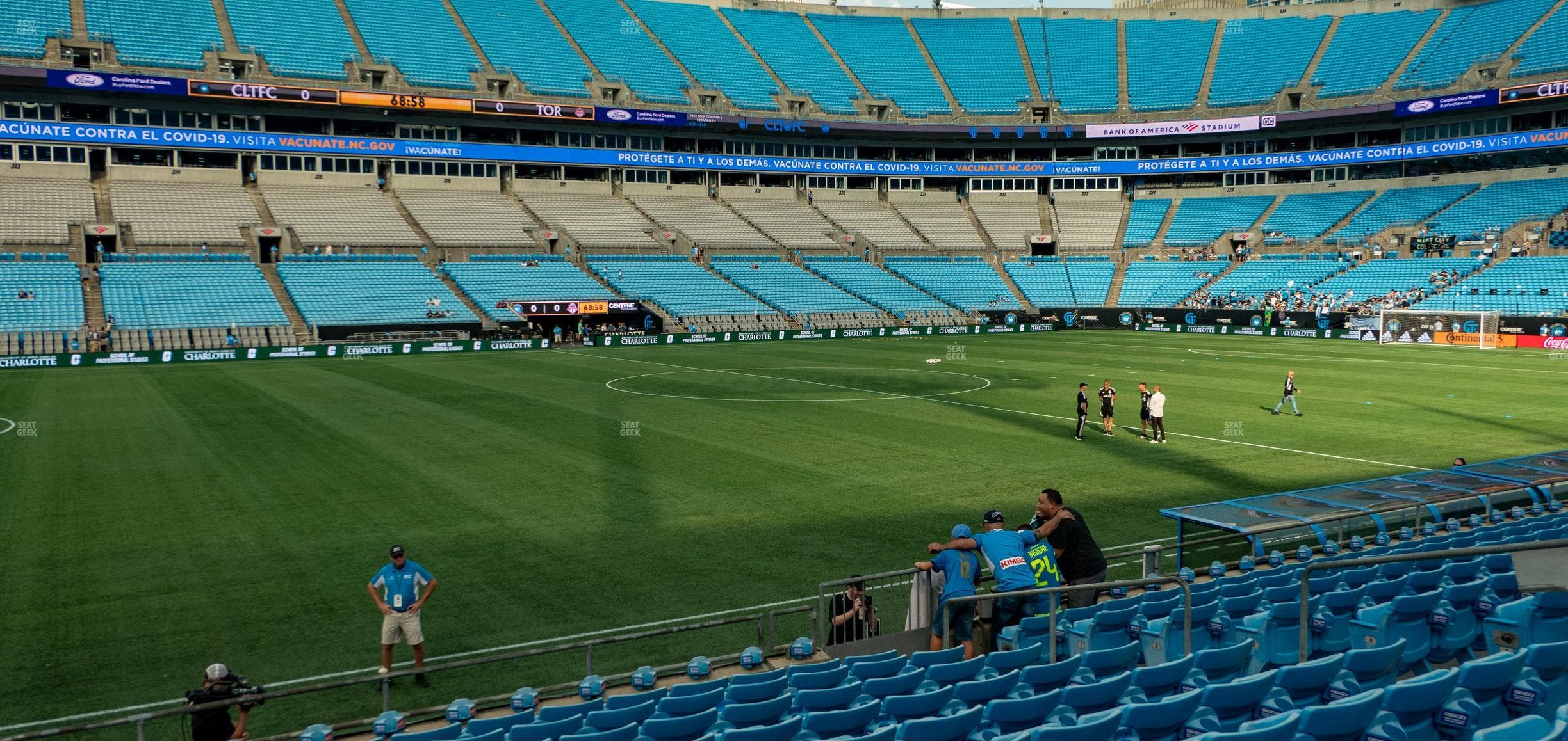 Bank of America Stadium - Section 134 Seat View
