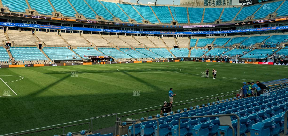Bank of America Stadium - Section 135 Seat View