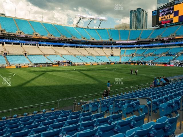 Bank of America Stadium - Section 135 Seat View