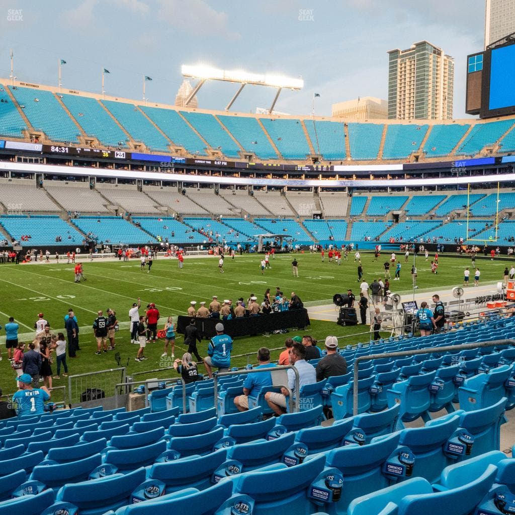 Bank of America Stadium - Section 135 Seat View