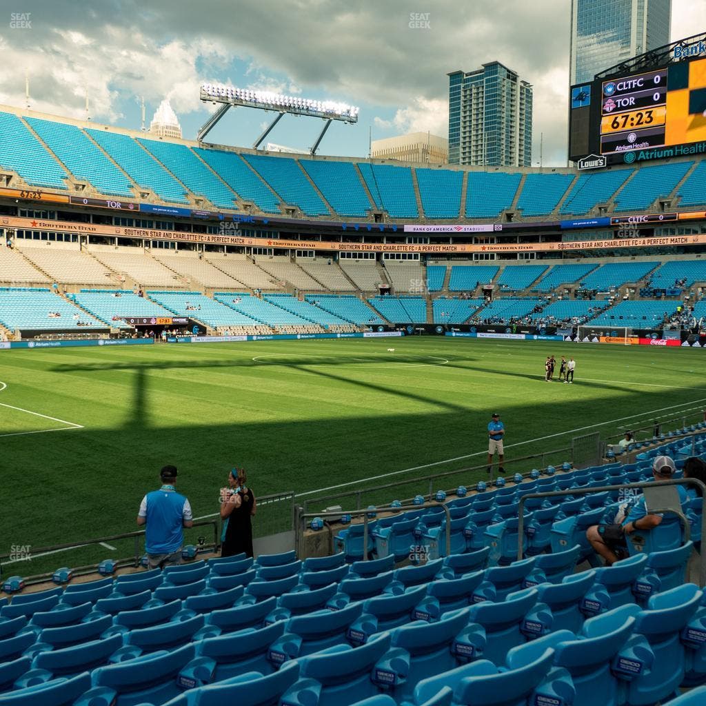 Bank of America Stadium - Section 136 Seat View