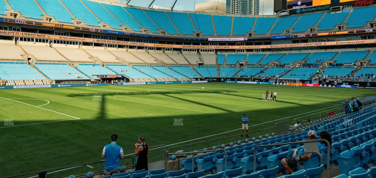 Bank of America Stadium - Section 136 Seat View