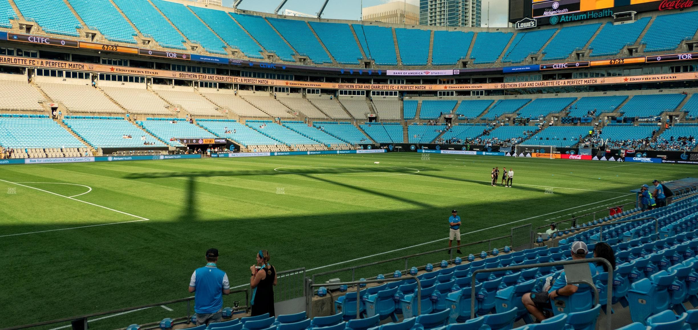 Bank of America Stadium - Section 136 Seat View