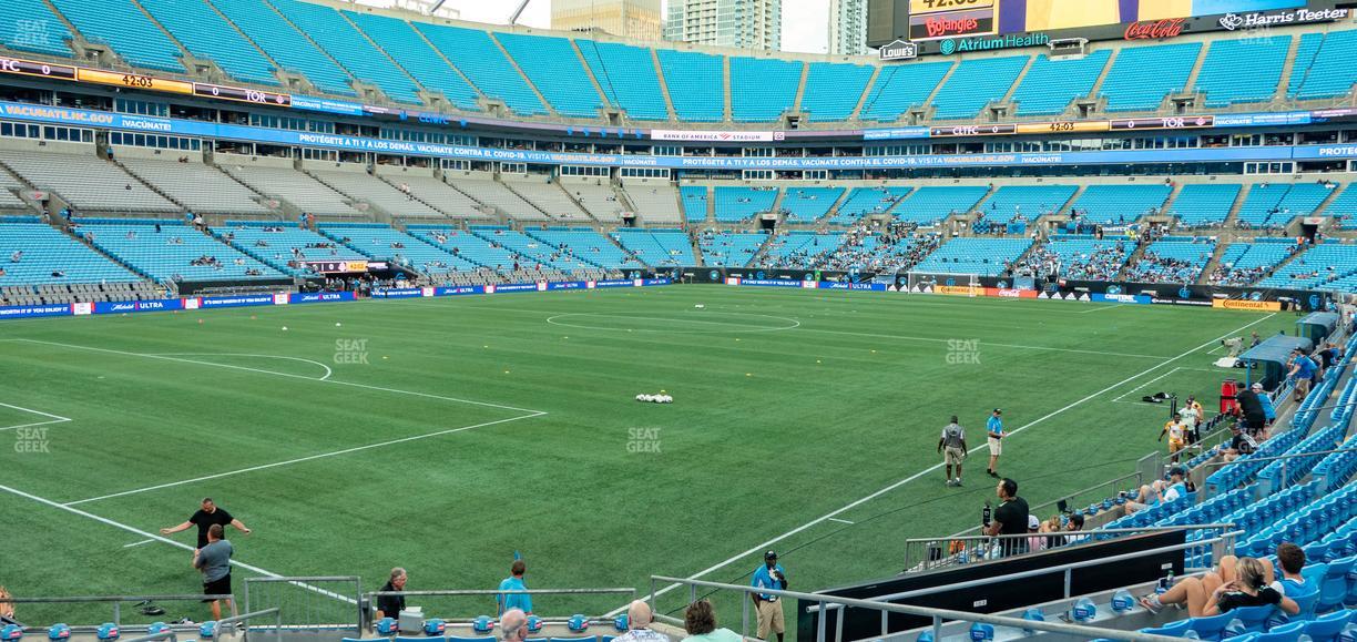 Bank of America Stadium - Section 137 Seat View