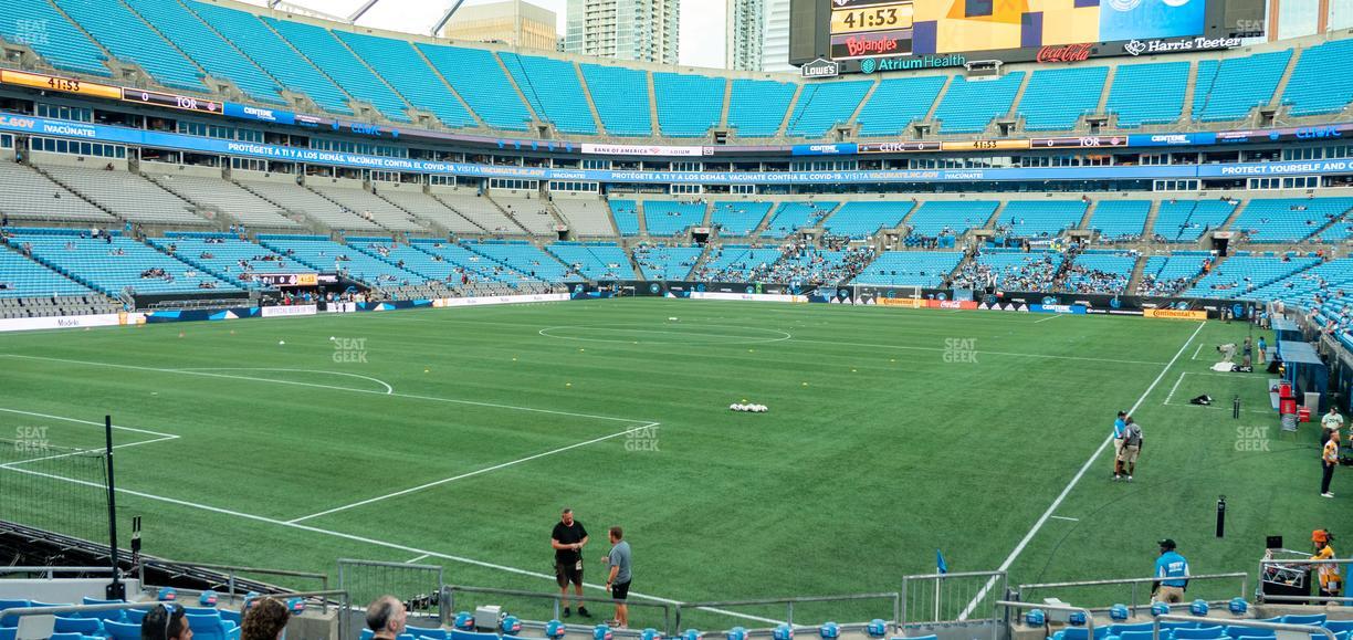 Bank of America Stadium - Section 138 Seat View