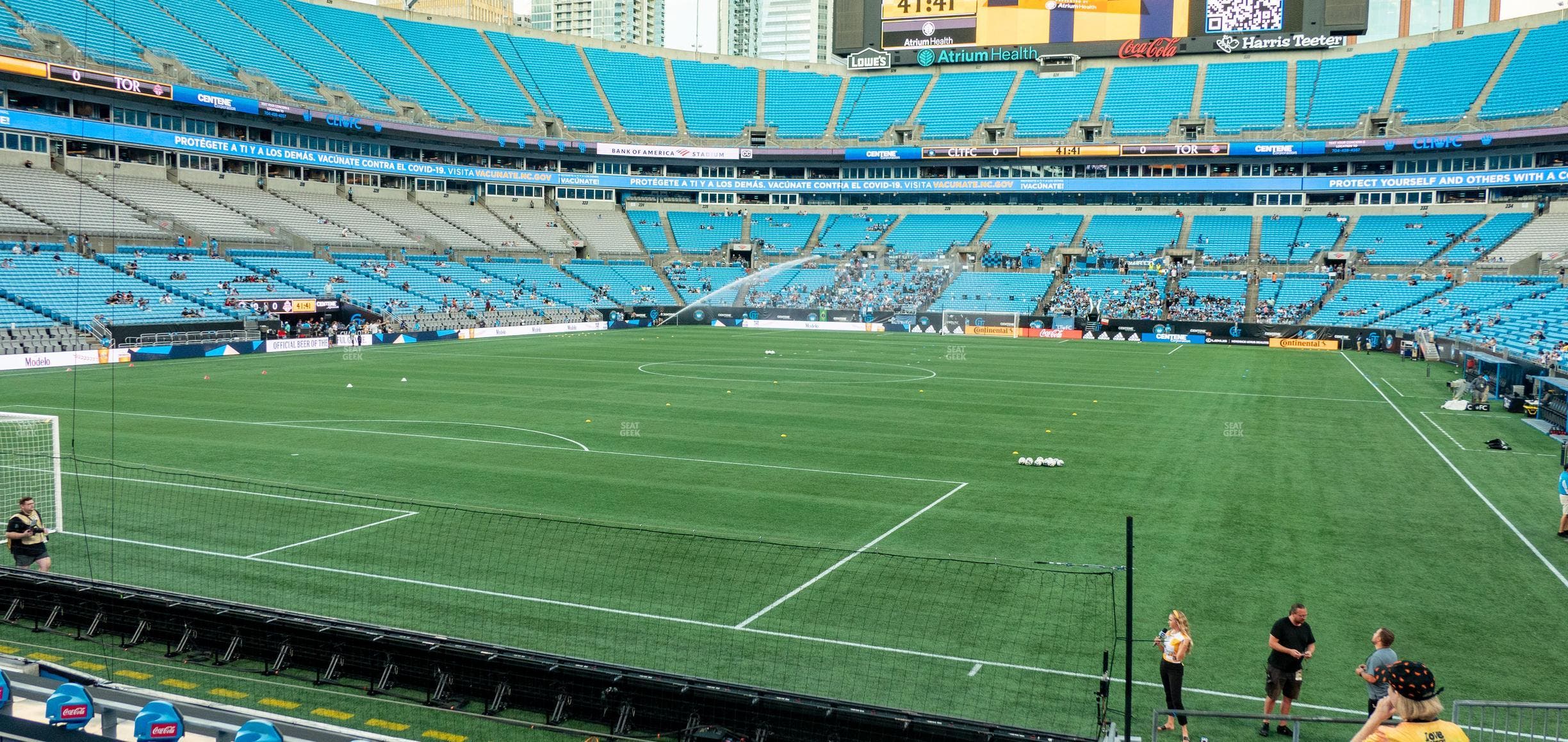 Bank of America Stadium - Section 139 Seat View