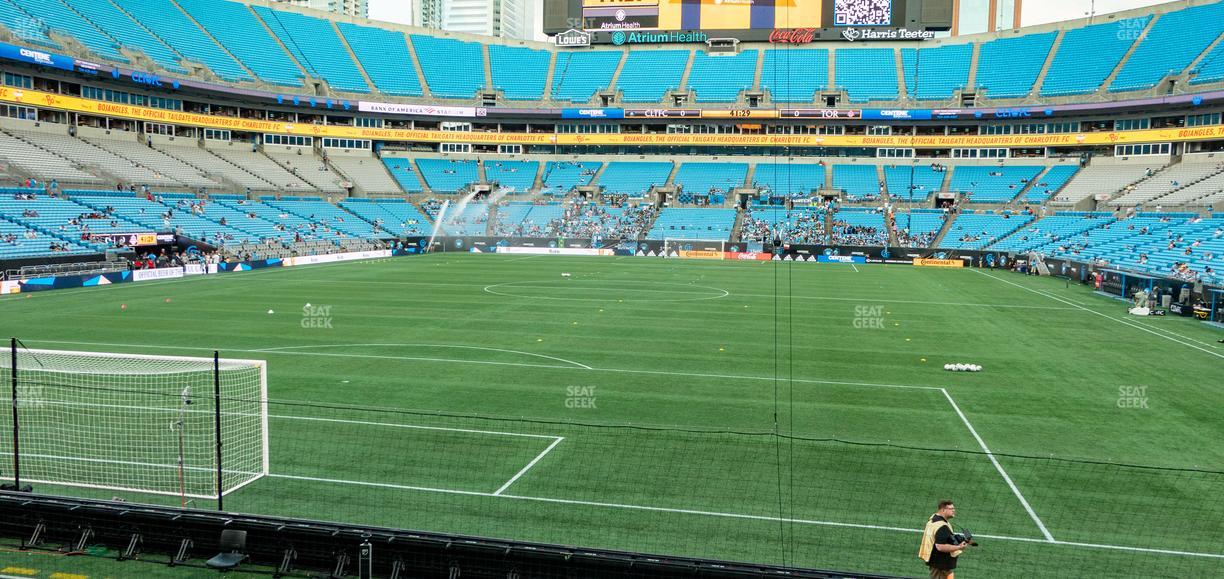 Bank of America Stadium - Section 140 Seat View