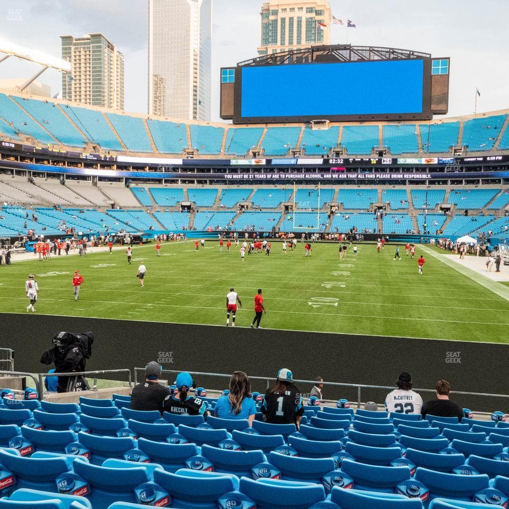 Bank of America Stadium - Section 140 Seat View